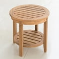 thumbnail image 5 of Cambridge Casual  Sherwood Teak Patio Side Table Natural 18" - Plantation Teak, 5 of 5