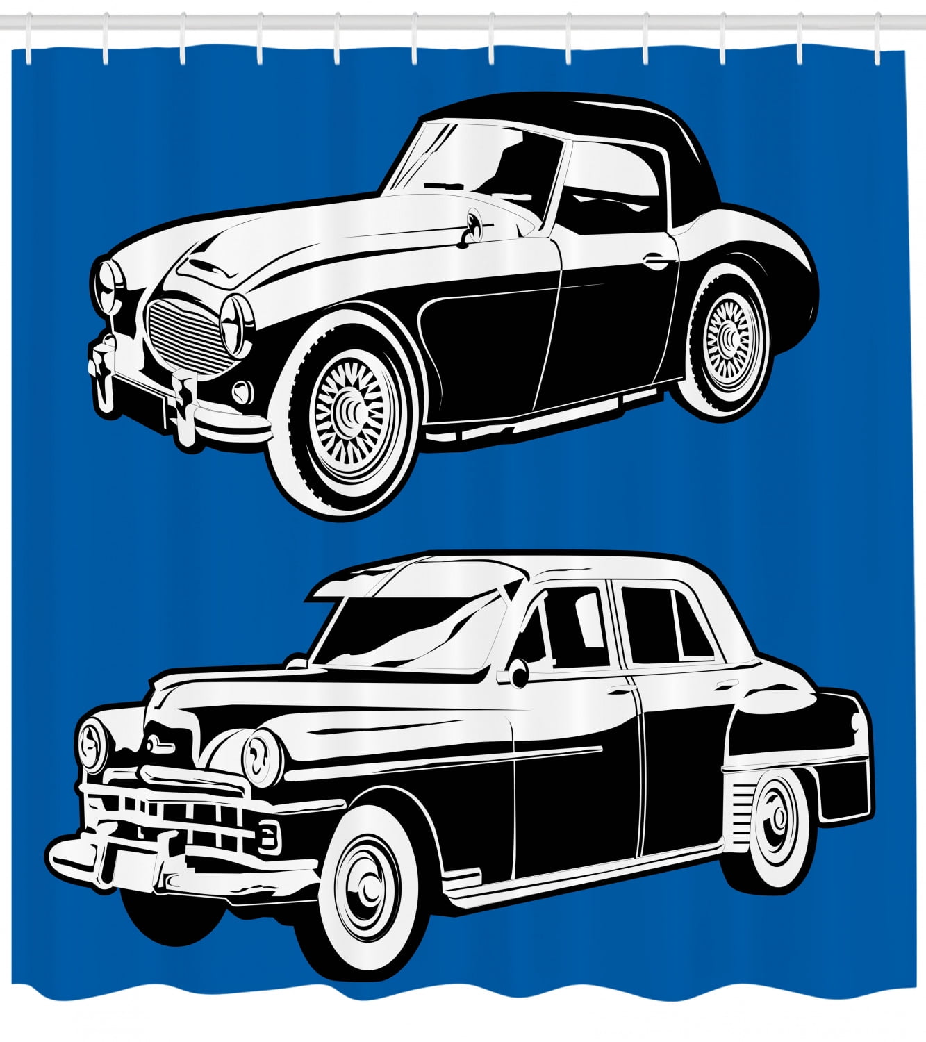 Shower Curtains Home Garden Vintage Classic Car Bathroom Decor Curtain Waterproof Fabric 12 Hooks Bath Shower Curtains Home Garden Vintage, Classic Car Shower Curtain