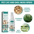 Pet Cat and Dog Moss Spray, Pet Skin Moss Cleaning Care, AntiItch and