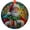 Santa, variant on Santa Ornament, Santa Claus, Holiday Decor, Christmas Ornament, Festive Season Ornament, Christmas Gift, Santa Art gift idea, Gift exchange, Holiday Keepsake, Xmas Tree Hanging Dec