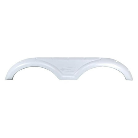 ICON 12686 Tandem Axle Fender Skirt FS2333 for Gulf Stream - Polar White