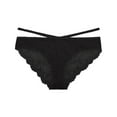 thumbnail image 2 of Gibobby Braguitas Slim Fit Ropa interior mujer Bikini algodón Bragas Encaje Hipster Panty Stretch Sexy Briefs （Negro， M), 2 of 4