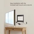 thumbnail image 5 of Soulaca 43 inches LED Light Mirror Smart TV 4K Screen Decoration Makeup TV Atsc Goog-le System Voice Control Built-in Atsc Dtv Tuner, 5 of 11