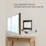 Elecsung 43 inches Mirror TV with LED Light 4K Screen Decoration Makeup LED Mirror webOS Built-in ATSC DTV Tuner Voice Control Alexa