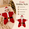 thumbnail image 2 of Dakiuu Christmas Star Shape Infant Baby Swaddle Sack Zipper Wearable Sleep Blanket For Newborn Boys Girls 0‑3 Months One Size, 2 of 6