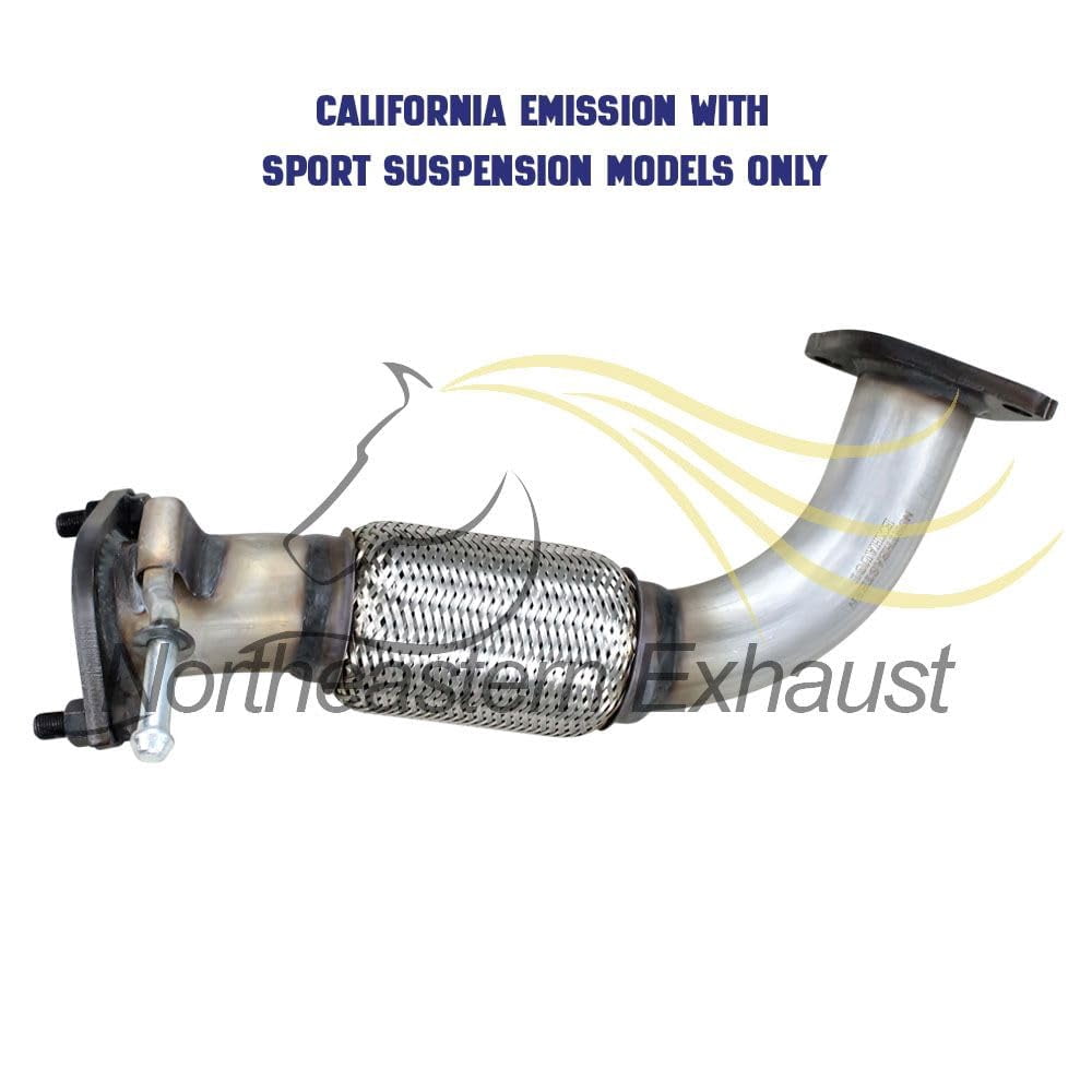 Northeastern Exhaust Front Flex Pipe Fits 2011-2014 Hyundai Sonata & 2011-2012 Kia Optima 2.4L Sedan - Direct Fit | Stainless Steel | Includes Gaskets & Bolt Kit