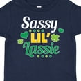 thumbnail image 4 of Inktastic Saint Patrick's Day Sassy Lil' Lassie with Shamrocks Boys or Girls Toddler T-Shirt, 4 of 5
