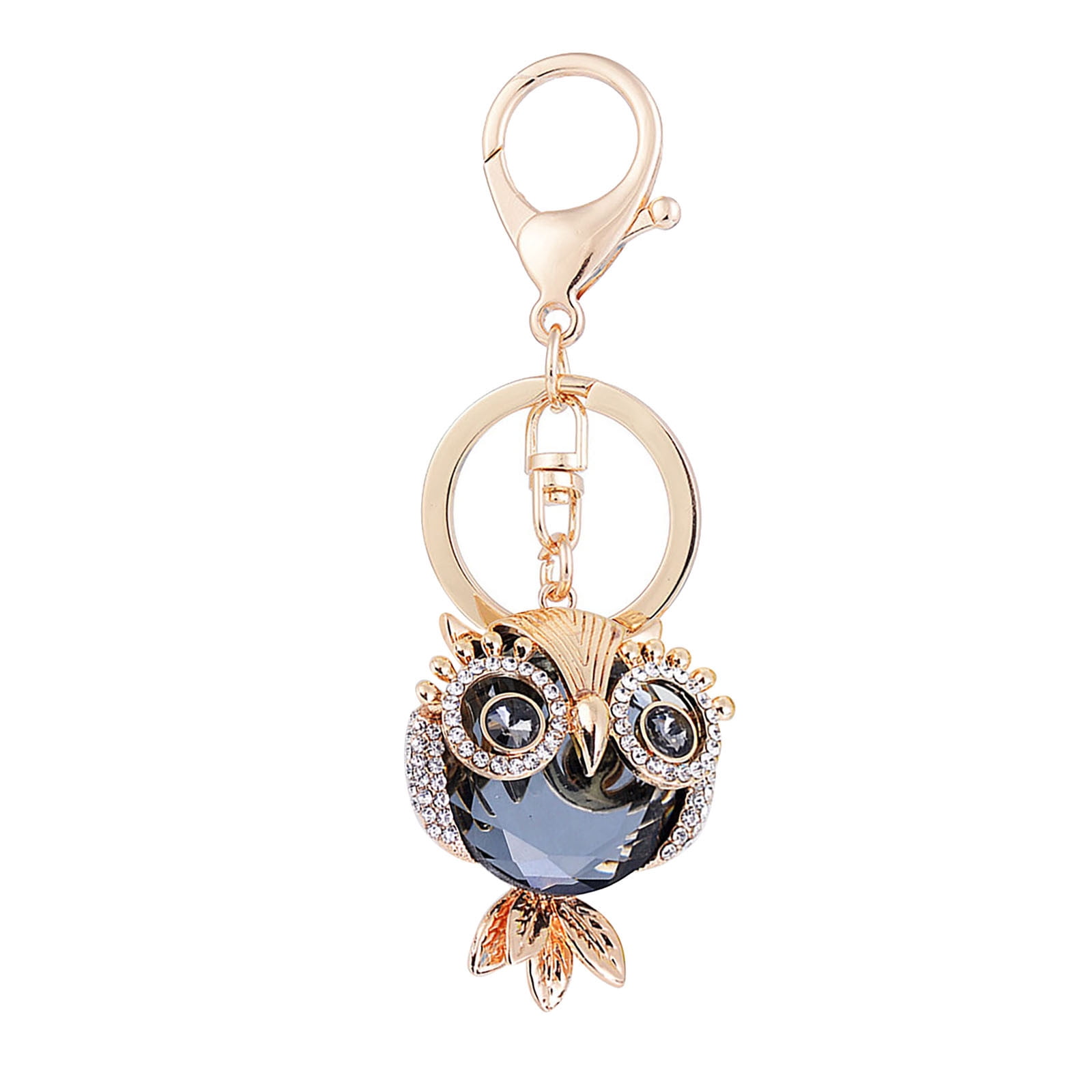 Creative Fan Shape Tassel Car Keychain Bag Key Ring Women Fashion Accessories 