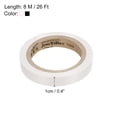 thumbnail image 2 of Uxcell 26Ft Tennis Racket Badminton Racquet Grip Finishing Tapes, Black/White 2 Pack, 2 of 6