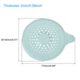thumbnail image 2 of Uxcell Hair Drain Catcher, 5.51inch Tub Drain Covers with Handle, Lake Blue 4Pack, 2 of 6
