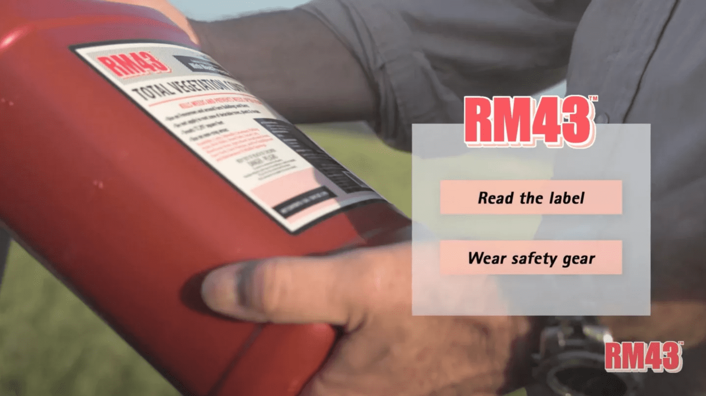 RM43 32 oz. Total Vegetation Control Weed Preventer Concentrate with Glyphosate and Imazapyr
