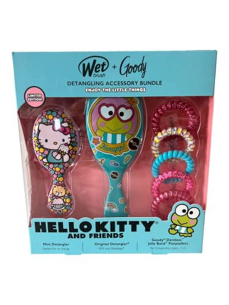 Wet Brush + Goody Hello Kitty & Friends Detangling Accessory Bundle Set 7 Count