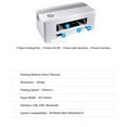 thumbnail image 2 of TDL406 High-Speed Direct Thermal Label Printer with 150mm/s Printing Speed, 203 DPI Resolution, Supports 40-120mm Paper Width, Bluetooth & USB Connectivity, US Plug, Compatible with, 2 of 7