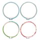 thumbnail image 3 of 4pcs Embroidery Frames Cross Stitch Hoops for DIY Crafts Needlework Wall Decor Supplies, 3 of 3