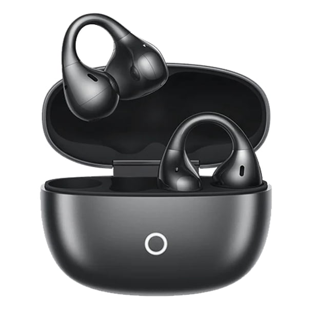 Realme Buds Clip Earbuds Audífonos Inalámbricos Bluetooth Open Ear 36H Batería Clip Cómodos Inalámbricos AI ENC 11mm Drivers IP55, Negro