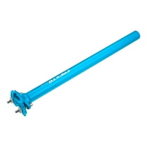Unique Bargains Bicycle Seatpost Adjustable 27.2x400mm Seat Post for Mountain MTB Road Bike BMX Aluminum Alloy Blue