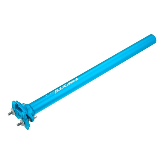 Unique Bargains Bicycle Seatpost Adjustable 27.2x400mm Seat Post for Mountain MTB Road Bike BMX Aluminum Alloy Blue