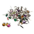 thumbnail image 2 of AMLESO 50 Pcs Assorted Color Metal Rhinestone Head Brads Paper Fasteners 7mm DIY Crafts, 2 of 7