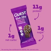 Quest Bake Shop Frosted Cookies, Chocolate Cake Flavor, 10g Protein, 8 Count