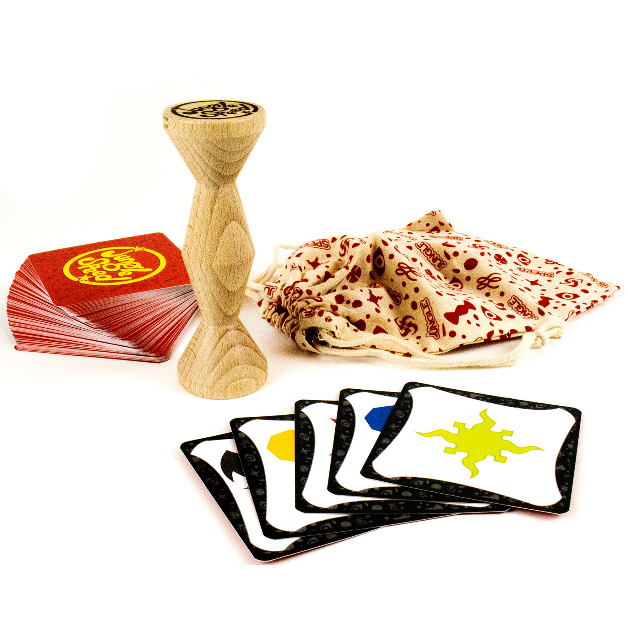 Foxmind Games: Jungle Speed - Eco Edition - Match Cards & Grab The Totem First, Family Game Night Of Observation & Reflexes, Kids 7+, 2-10 Players