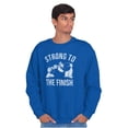 thumbnail image 3 of Strong To The Finish Popeye Bluto Men's Crewneck Sweatshirt Brisco Brands X, 3 of 6