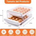 thumbnail image 2 of Huevera para Refrigerador con 2 Cajones - 40 Celdas Huevera de Plástico para la Nevera, Egg Holder Apilables de Plástico Transparente, Tipo Cajón, para Cocina, Picnic, Restaurante, 2 of 4