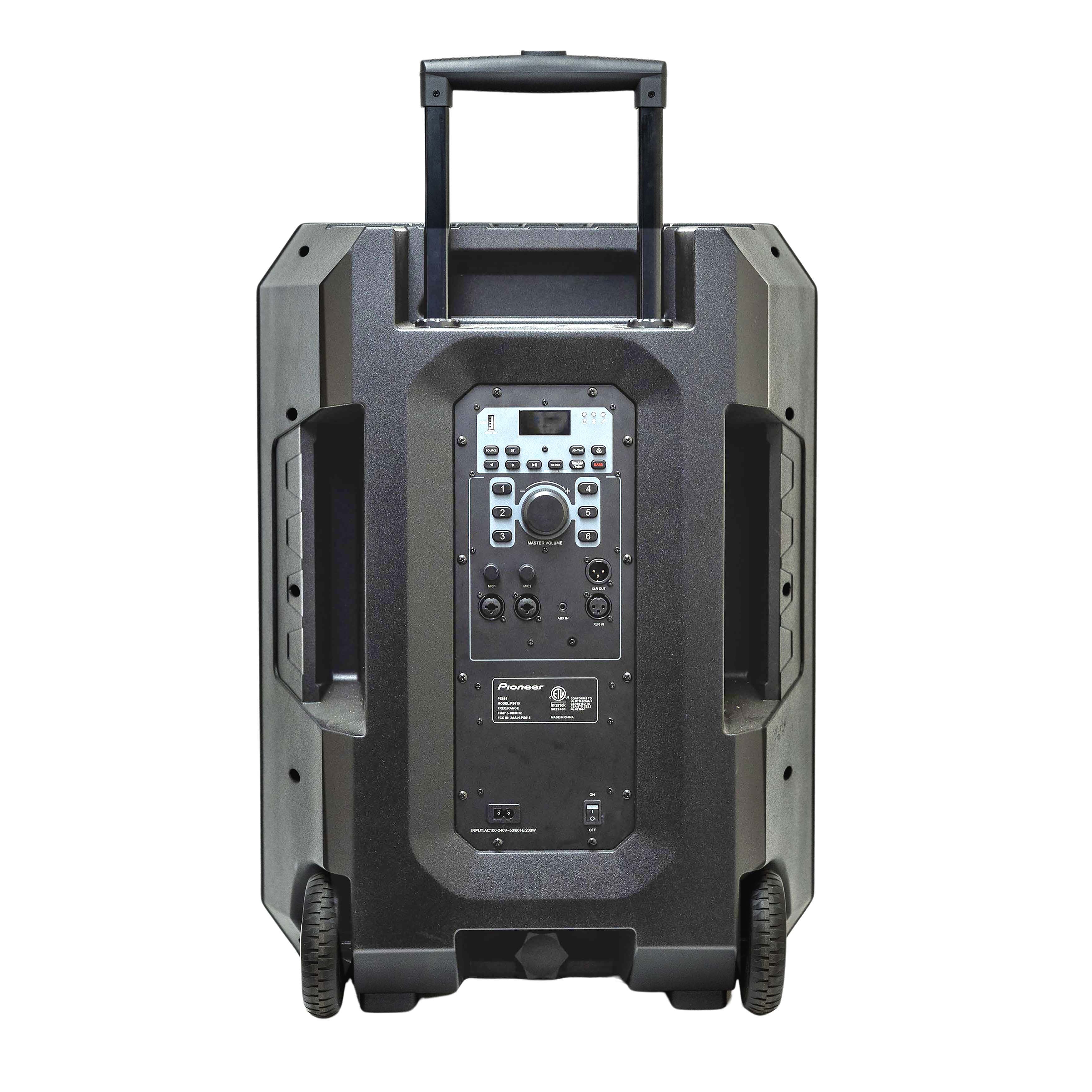 Pioneer PSX615 700W 15” Party Speaker with Auracast & RGB LED Lights (Includes Wireless Microphone & Stand)