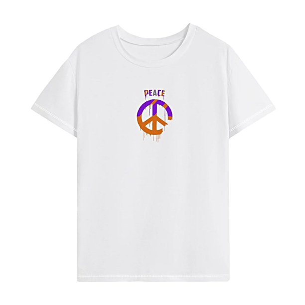 Camiseta para mujer, disfraz de verano, camiseta suave con cuello redondo para senderismo, vacaciones, mochilero