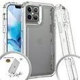 thumbnail image 5 of Xpression Cover for Apple iPhone 15 Pro (6.1") Heavy Duty Design Fashion Image Clear 3 in 1 Hybrid Shockproof Full Edge Hard PC Front Frame Bumper Phone Case - Butterfly Blue, 5 of 10