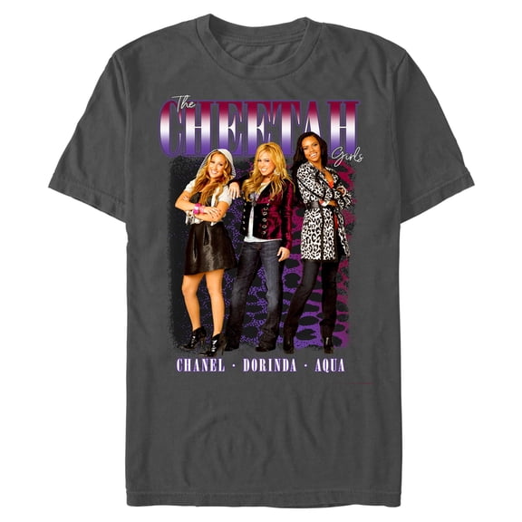 Mens The Cheetah Girls Animal Print Pose T Shirt