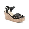 thumbnail image 4 of Sandalia Unica Con Cuña Para Dama Casuales Color Negra negro 22.5, 4 of 6