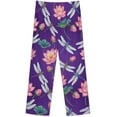 thumbnail image 5 of Top-kevin Women Long Sleeve Pajama Set Comfy Pjs Sets Floral Tiger Cute 2 Piece Lounge Set, 5 of 12