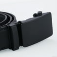 thumbnail image 2 of Men Belt Faux Leather Simple Jeans Belt Ratchet Belt with Automatic Slide Buckle, 2 of 10
