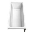 thumbnail image 4 of Wyndham Collection WCBTW16630RMBTRIM 66 x 30 in. Grayley Alcove Bathtub with Right-Hand Drain & Overflow Matte Black Trim, White, 4 of 7