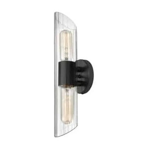 Dainolite Samantha 2 Light Transitional Clear Luxury vanity lights Modern Bathroom Vanity Light LED Compatible
