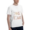 thumbnail image 2 of Bingfone Cat Yoga Time Men'S Loose Fit Short-Sleeve Pocket T-Shirt, 2 of 7
