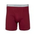 thumbnail image 4 of Gildan Adult Mens Boxer Briefs With Waistband, 10-Pack, Sizes S-2XL, 6" Inseam, 4 of 7