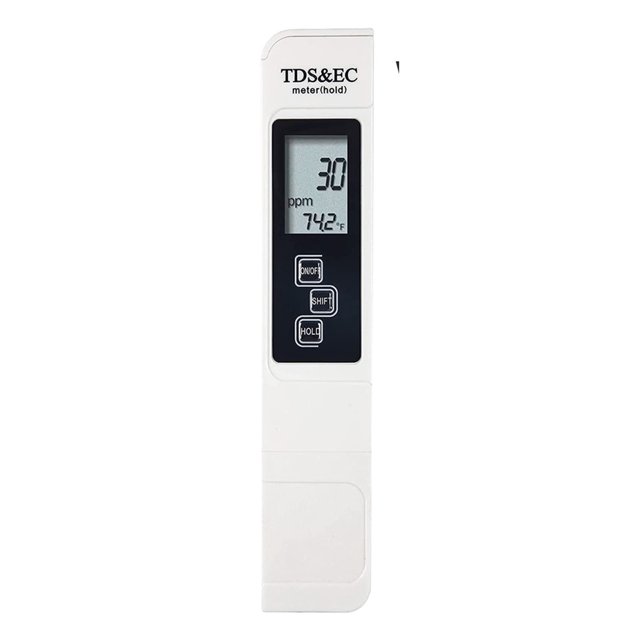 PH Meter & TDS Meter Digital Water Quality Tester 0-14 PH Meter Tester 0-9990PPM TDS&EC LCD Water Purity PPM Aquarium Filter
