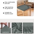 thumbnail image 4 of zhangmingg Elastic Dining Chair Covers for Hotel Restaurant Furniture Stretchable Polyester Slipcovers Universal Fit 4PCS, 4 of 5