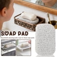 thumbnail image 2 of 4 Pack Drainable Soap Dish Mat, Quick-Drying Mesh Soap Holder, Non-Slip Soap Pad To Keep Bar Soap Dry and Prevent Softening, for Bathroom Kitchen, 4 Pieces, 2 of 6