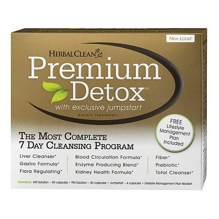 Herbal Clean 7 Day Premium Detox Cleanse Capsules, 84 (Best Herbal Detox Kit)