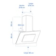 thumbnail image 2 of Combo Parrilla a Gas AVERA VT5 Campana de Pared 90 cm CEV90C, 2 of 6