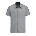 thumbnail image 4 of Red Kap Men's Short Sleeve Performance Plus Shop Shirt with OilBlok Technology, 4 of 10