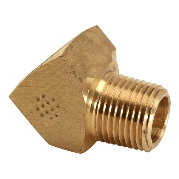Thrifco Plumbing 9316027 1/4 Inch 45 deg Street Elbow Brass