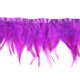 thumbnail image 5 of 1 yarda Hermoso cuello de gallo Hackle Franja de s Recorte 11 colores Elección Púrpura Sunnimix Ajuste de flecos, 5 of 7