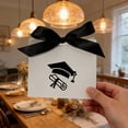 thumbnail image 2 of Graduation Gift Bags, 10 Pack Small Gift Bags 4.5"x1.7"x3.9", White Paper Gift Bags with Bow Ribbon, Graduation Cap Gift Bags Bulk Graduation Party Favors Decor Party Supplies, 2 of 7