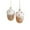 Filbert: White, variant on Kezqiaxn Christmas Tree Ornaments, Squirrels Christmas Ornaments Ball, Shatterproof Christmas Ball Hanging Ornaments for Xmas Tree Decorations and Thanksgiving Party Decor Yellow
