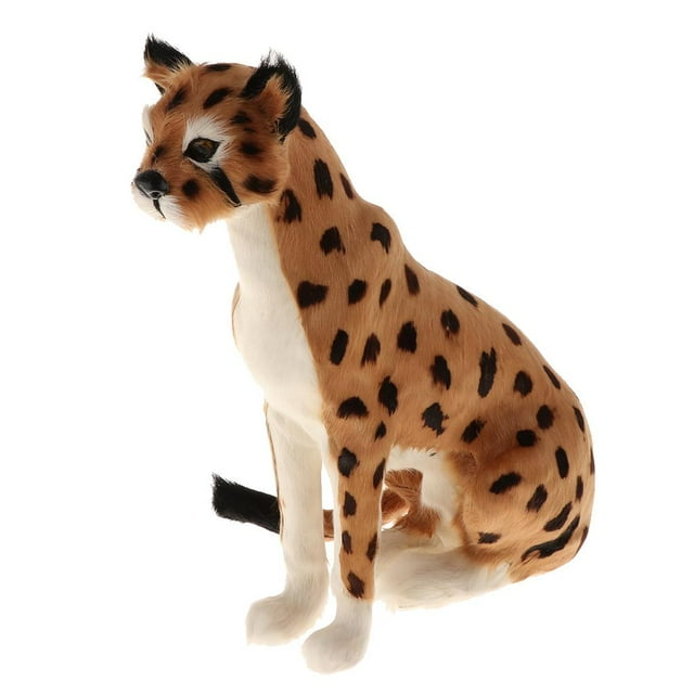 GROWTH TANK Simulation Soft Stuffed Animal Doll Decor Toy Children Kids Gift Leopard