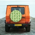 thumbnail image 6 of Gaeub dogs St Patrick's Day Print 14-17in Tire Cover, Spare Tire Cover, for Camper Caravan, Trailer, Car, Truck, SUV, Jeep-17 inch, 6 of 6