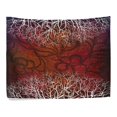thumbnail image 2 of EREHome Abstract Shadows Symmetry Home Decoration Wall Tapestry 60x51 inches, 2 of 4